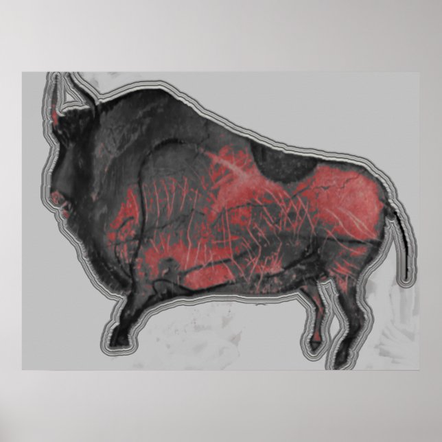 Chauvet Bison Poster (Front)