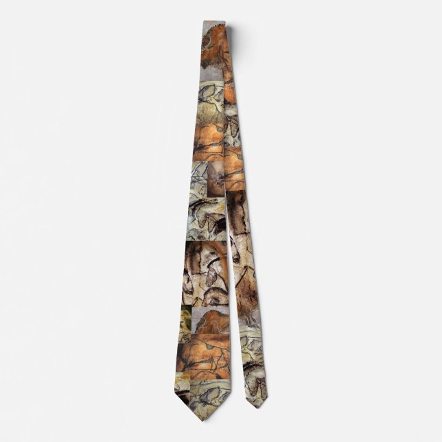 Chauvet Cave Paintings Tie (Front)