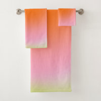 Chaux Gradient Coloré Vert rose orange