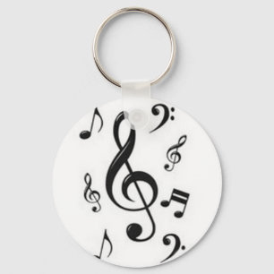 Chaveiro claves musicais keychain