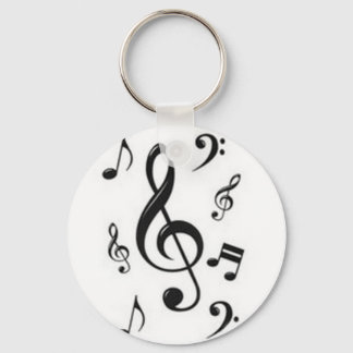 Chaveiro claves musicais keychain