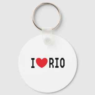 Chaveiro I Love Rio Keychain