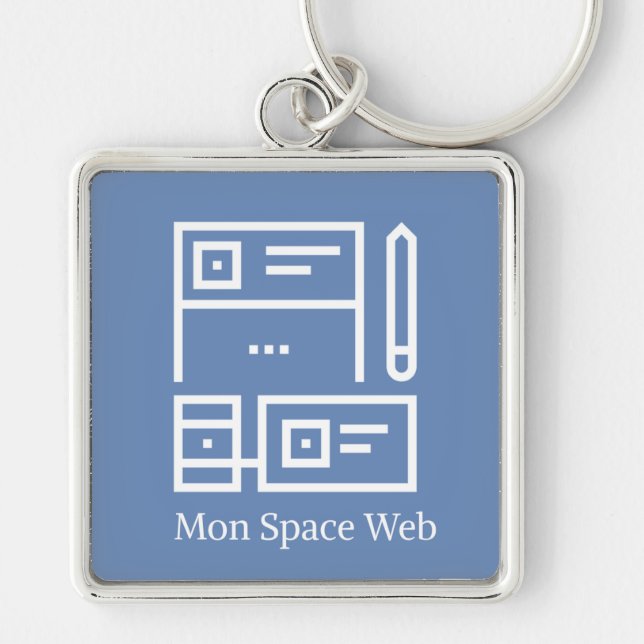 Chaveito Mon Space Web Keychain (Front)