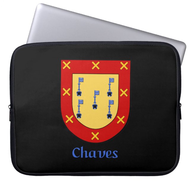 Chaves Family Shield Electronics Bag (Front)