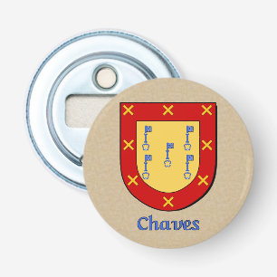 Chaves Historical Arms Shield Bottle Opener