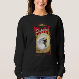 Chawasha Native American Eagle Spirit Vintage Hono Sweatshirt