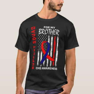 CHD Awareness Brother Heart Disease Support Squad T-Shirt