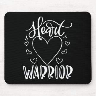 Chd Awareness Heart Disease Fighting Heart Warrior Mouse Pad