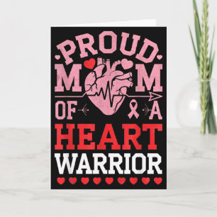 Chd Awareness Heart Disease Mom Warrior Support Su Card