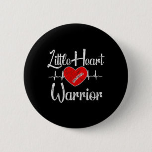 Chd Awareness - Little Heart Warrior 2 Inch Round Button