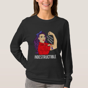 CHD Awareness Shirt Mom Warrior Indestructible