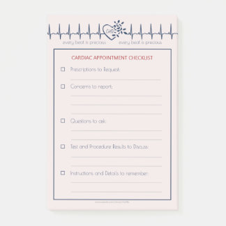 CHD Doctor Appointment Post-It Notes