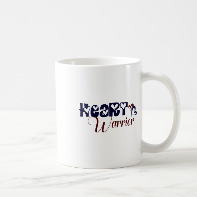 Chd Warrior Congenital Heart Defect Awareness  Coffee Mug (Right)