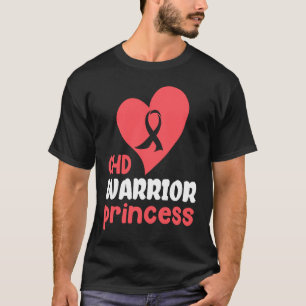 CHD Warrior Heart Disease Awareness Proud Women Pr T-Shirt