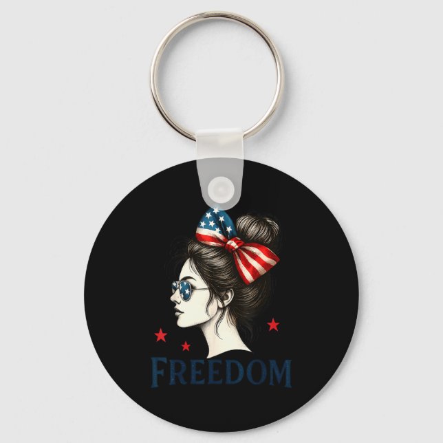 Chd Warrior Mother Never Gives Up Chd Awareness Ch Keychain (Front)