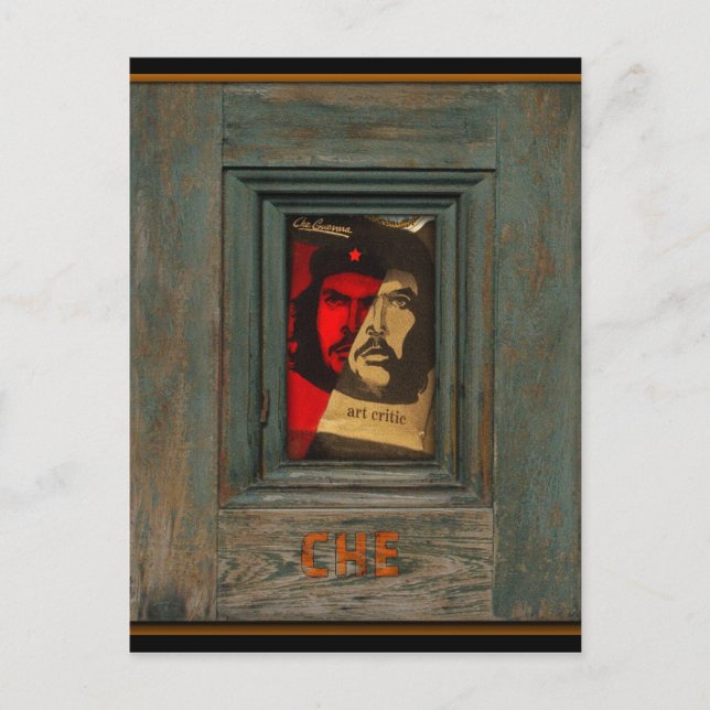 Che Art Critic Postcard (Front)