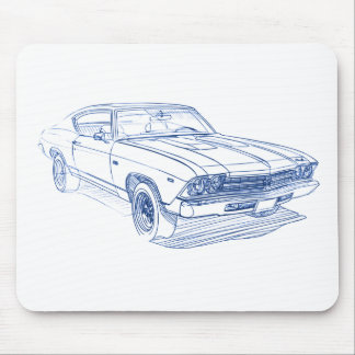 Che Chevelle 1969 SS Mouse Pad