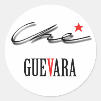 Che Guevara Classic Round Sticker