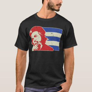 Che Guevara Cuban Flag  T-Shirt