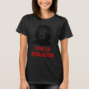 Che Guevara Monkey Evolution Cuba Revolution Satir T-Shirt