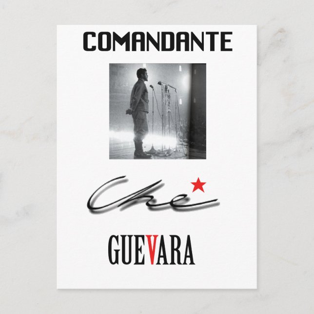 Che Guevara Postcard (Front)