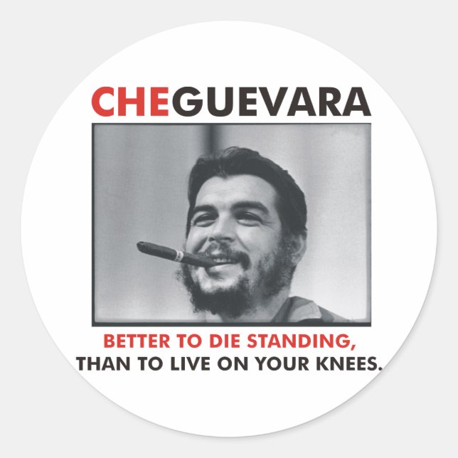 Che Guevara Products & Designs! Classic Round Sticker (Front)