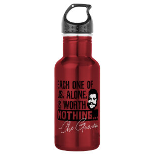 Che Guevara Quote - Each Alone Worth Nothing 532 Ml Water Bottle