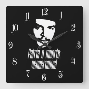 Che Guevara Square Wall Clock