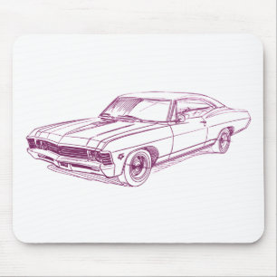 Che Impala 1967 Mouse Pad