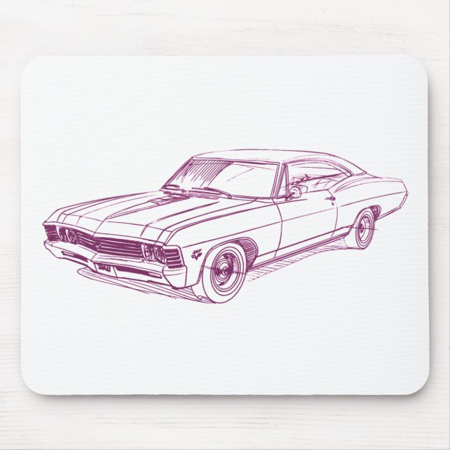 Che Impala 1967 Mouse Pad (Front)