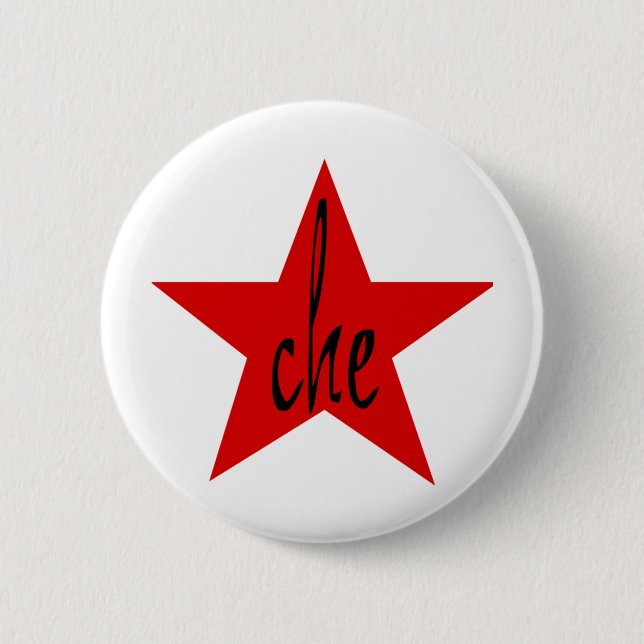 Che Red Star! 2 Inch Round Button (Front)