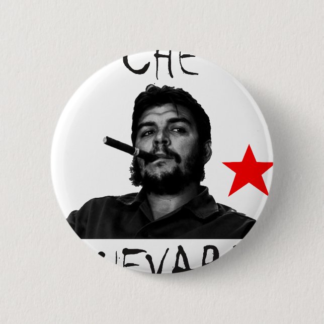 Che smoking 2 inch round button (Front)