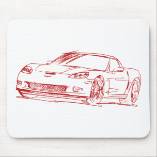 Che Vette 2006 Z06 C6 Mouse Pad