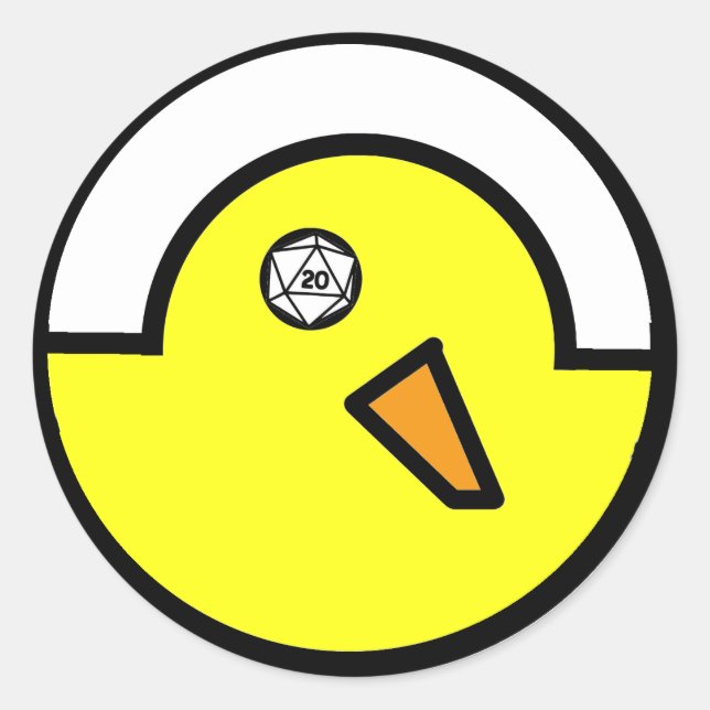 cheap20 classic round sticker (Front)