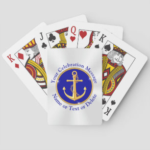 Cheap Anchor Gifts for Wedding or Any Occasion Playing Cards