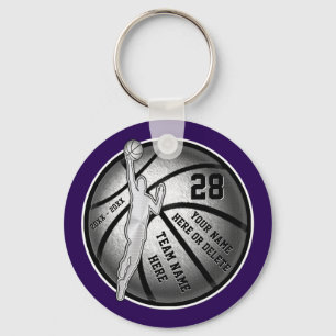 Cheap Basketball Keychains Your COLORS, 4 TEXT Box