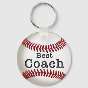 Cheap Best Coach Baseball Keychain