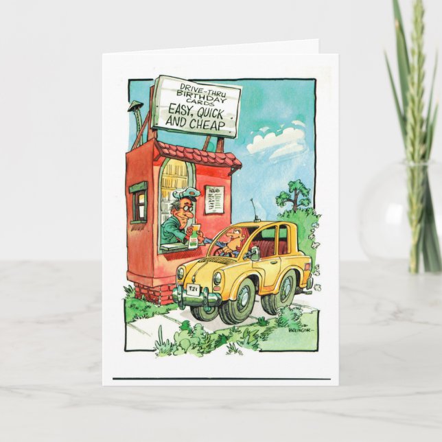 Cheap Birthday Card card (Front)