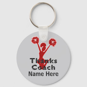 Cheap Cheer Coach Gifts PERSONALIZED Keychain