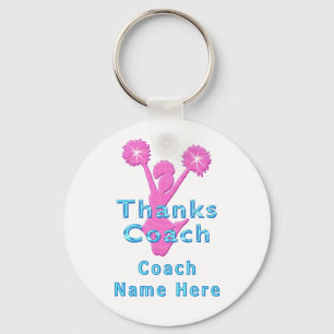 Cheap Cheer Gifts for Coaches Keychain
