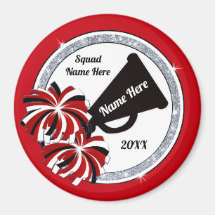 Cheap Cheer Magnets, Cheer Goodie Bag Stuffers Red Magnet