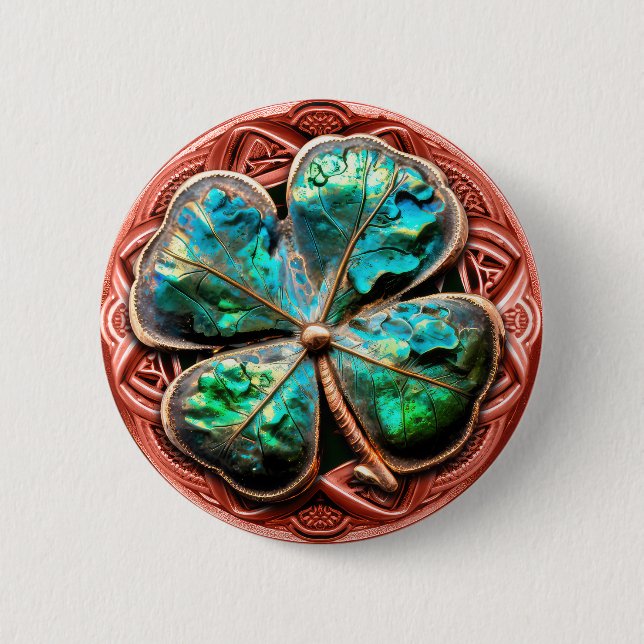 Cheap&Chic Leprechaun Treasure #1 2 Inch Round Button (Front)