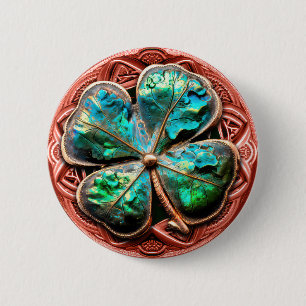 Cheap&Chic Leprechaun Treasure #1 2 Inch Round Button