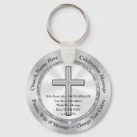 Cheap Church Anniversary Favours Cross 3 Text Boxe