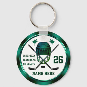 Cheap Custom, End of Year Gifts for Hockey Players Keychain