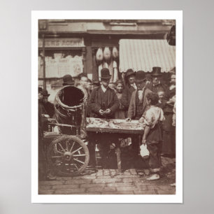 Cheap Fish of St. Giles, from 'Street Life in Lond Poster