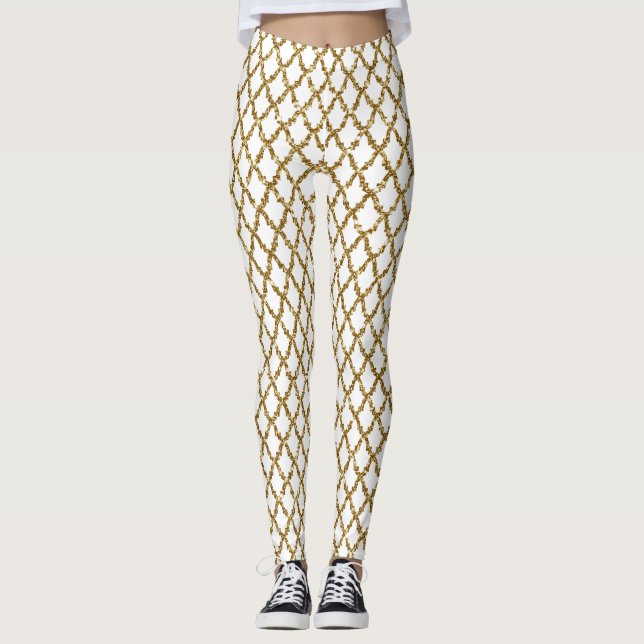 Cheap Floral Bandanas Leggings (Front)
