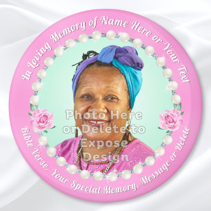 Cheap Funeral Souvenirs, Personalized and Photo Magnet