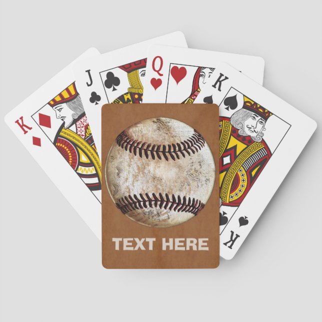 Cheap Gifts for Grandpa PERSONALIZED Low Vision Playing Cards (Back)