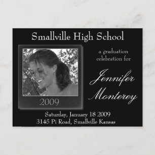 Cheap Graduation Invitations Photo Postcard